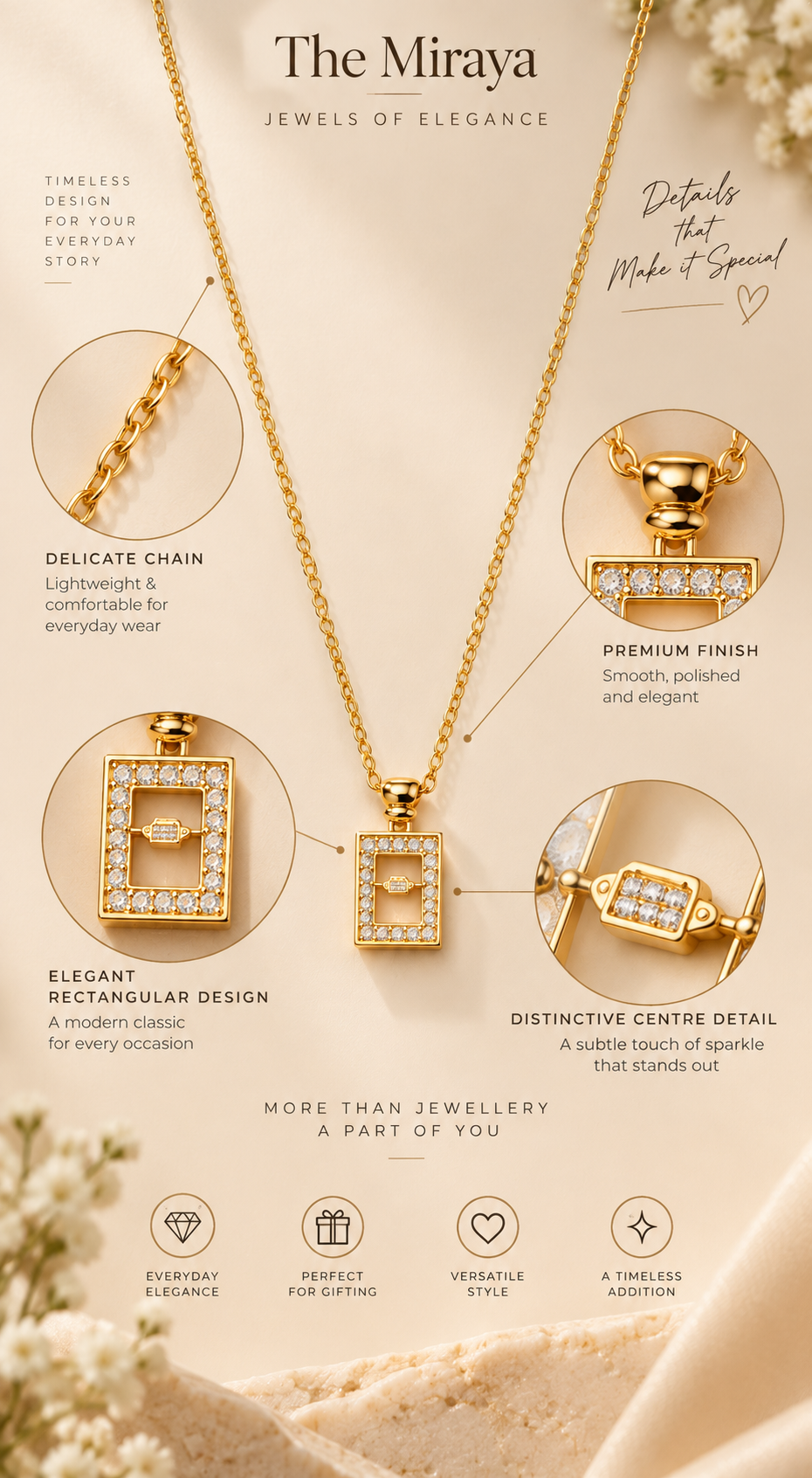 Luxe Rectangular Pendant