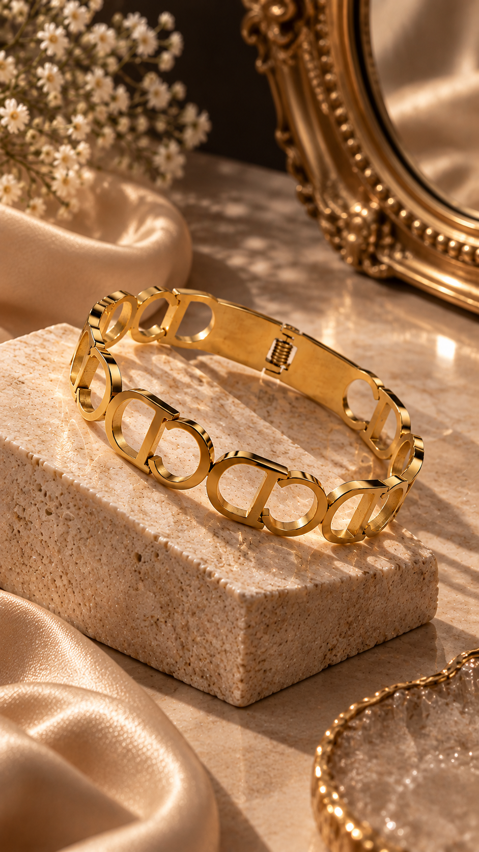 Élan Interlocking Gold Link Bracelet