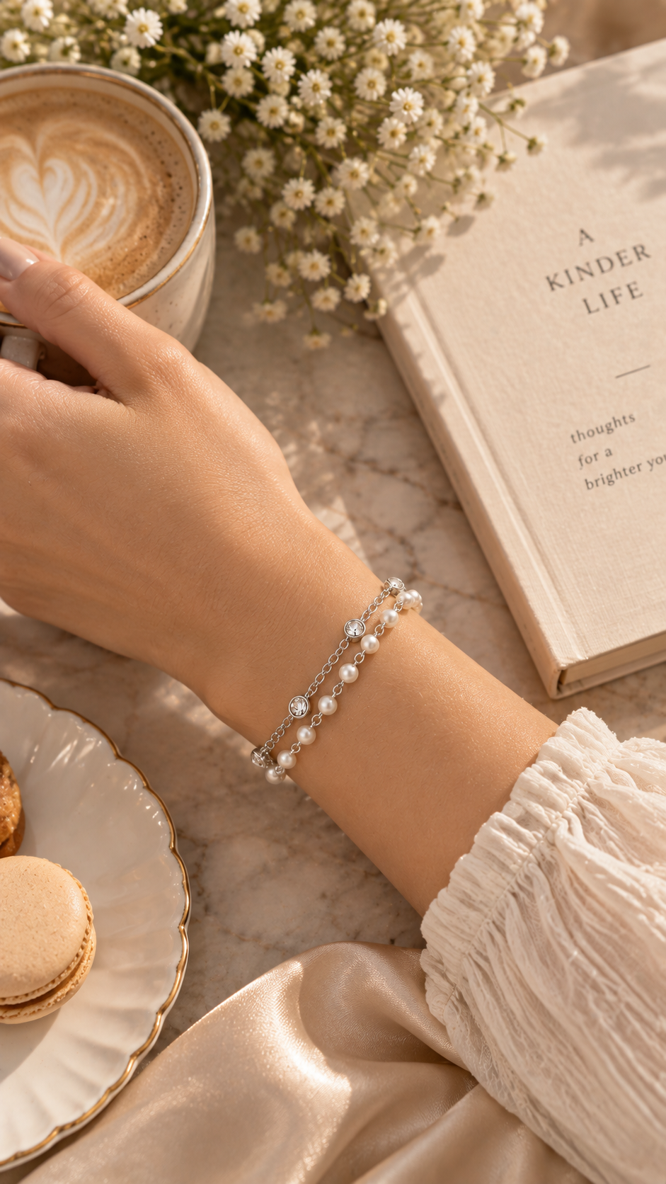 Pearl Luxe Crystal Bracelet