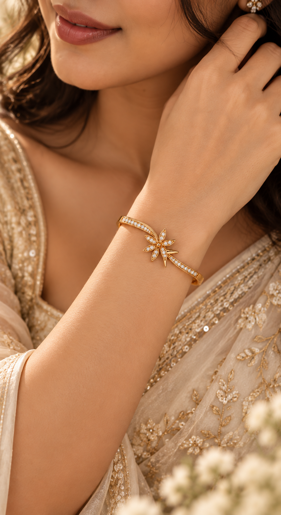 Gold-Plated AD Bracelet