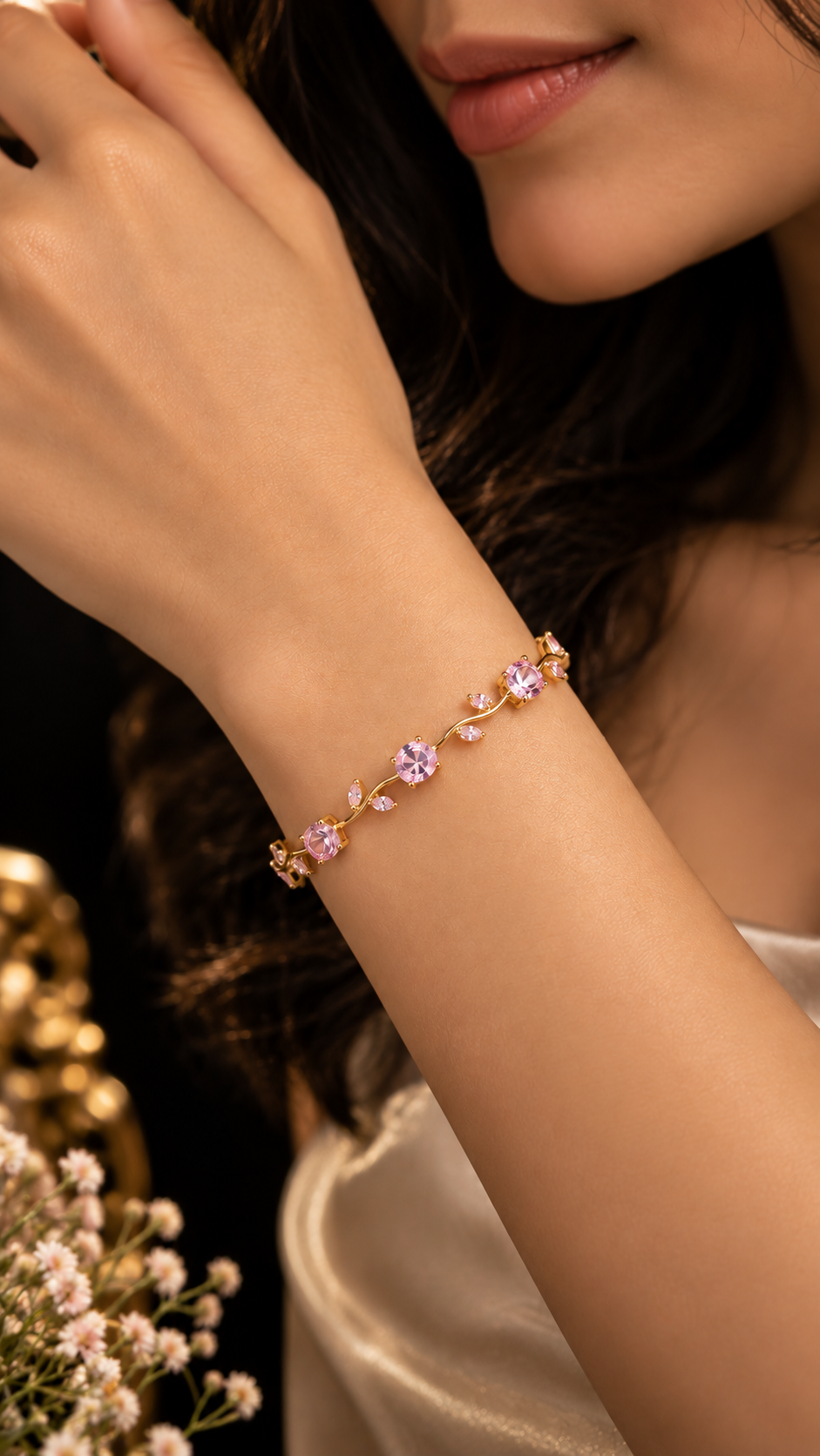 Rosé Vine Bracelet