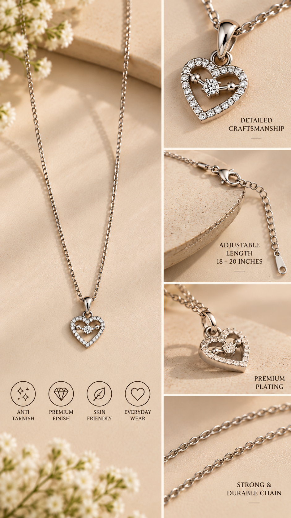 Heart Sparkle Pendant