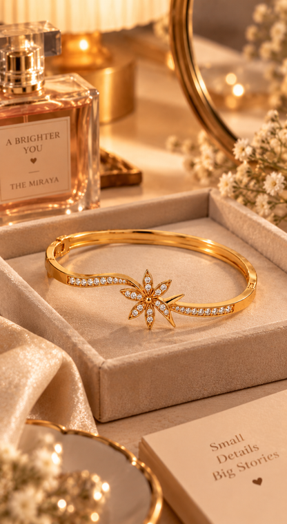 Gold-Plated AD Bracelet
