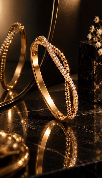 Beaded Sparkle Bangle