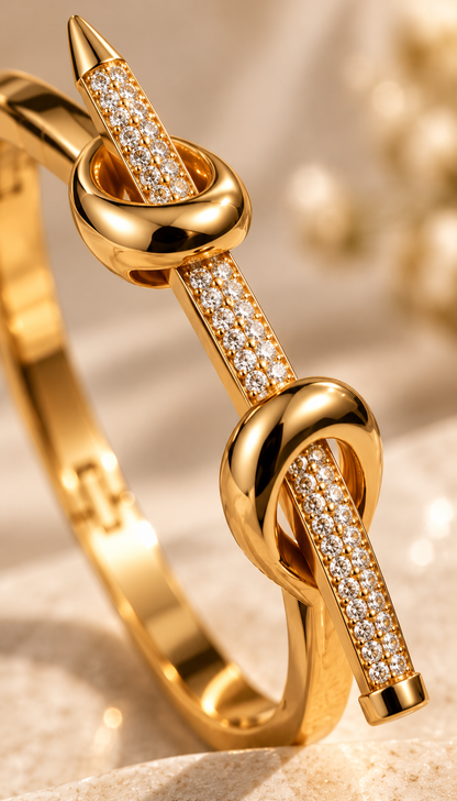 Nail-Inspired AD Bangle