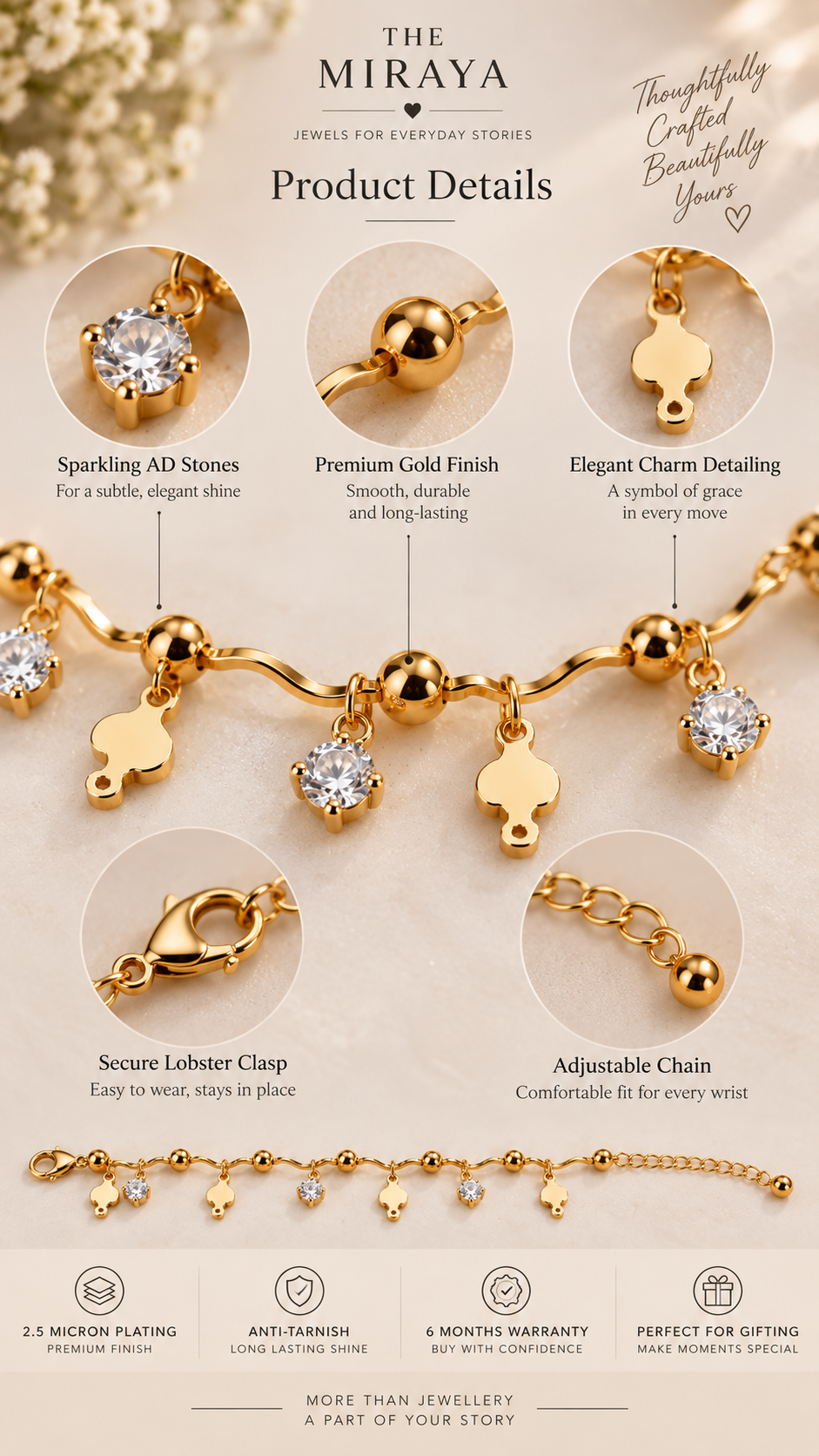 Charm &amp; Sparkle Bracelet