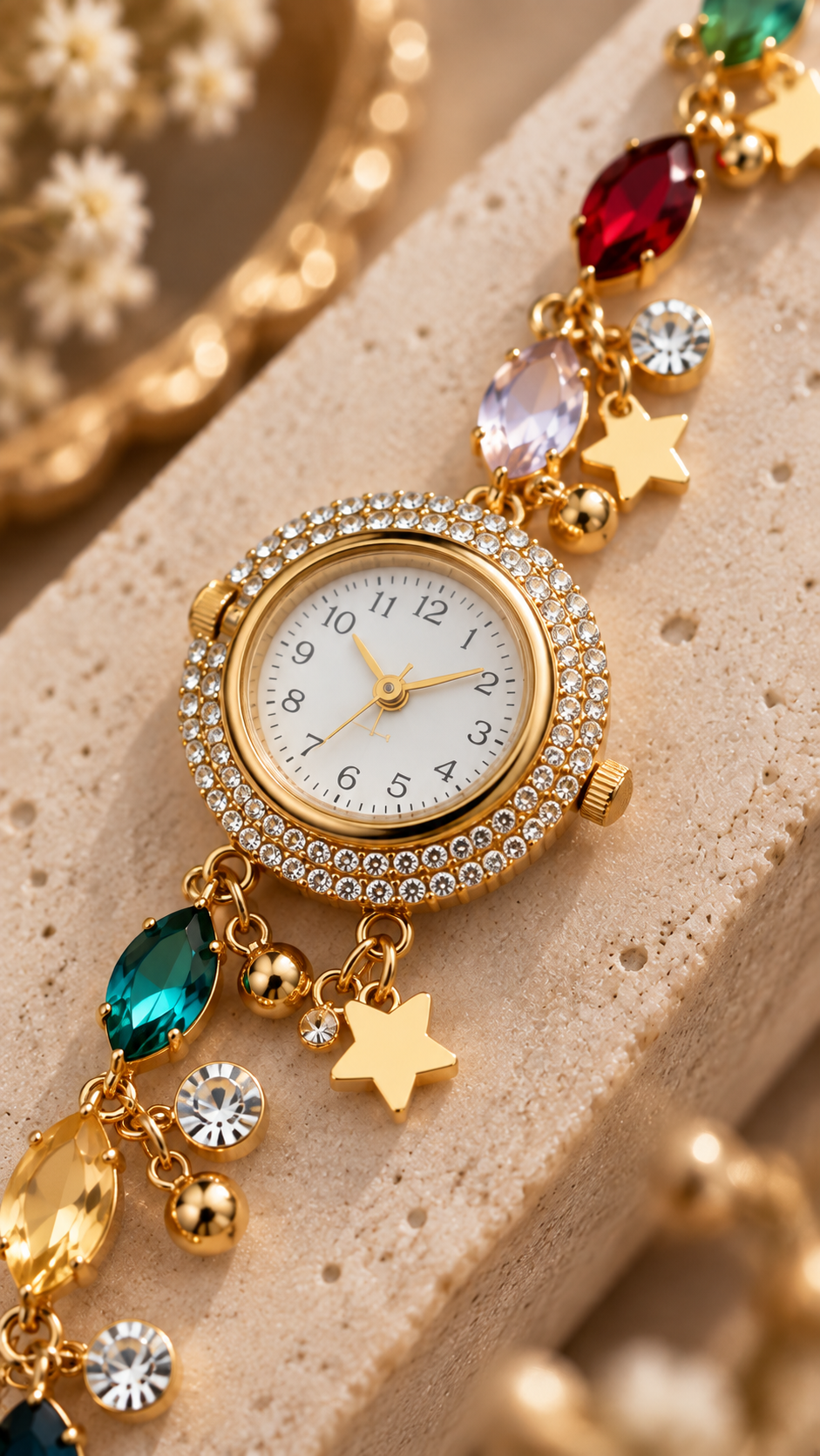 Celestia Charm Watch Bracelet