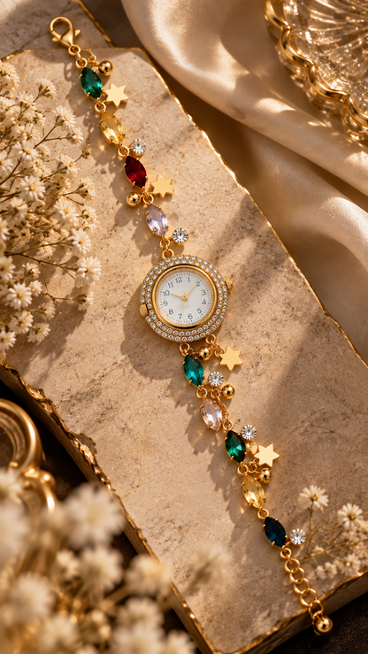 Celestia Charm Watch Bracelet
