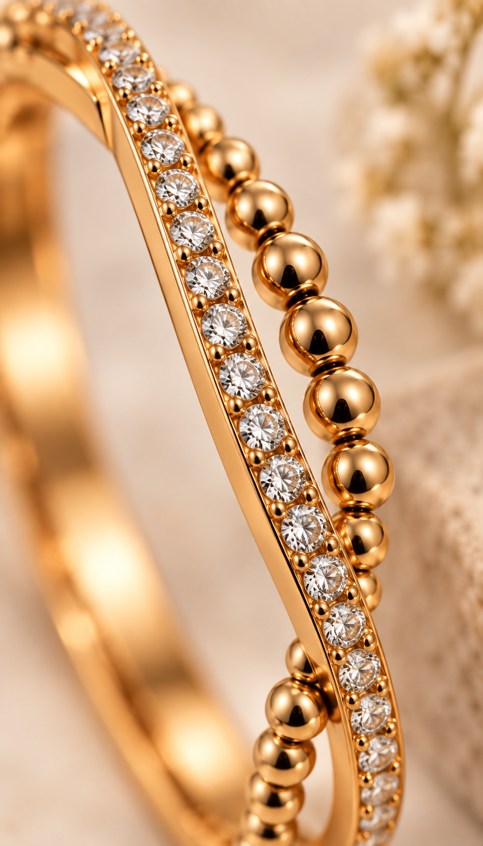 Beaded Sparkle Bangle