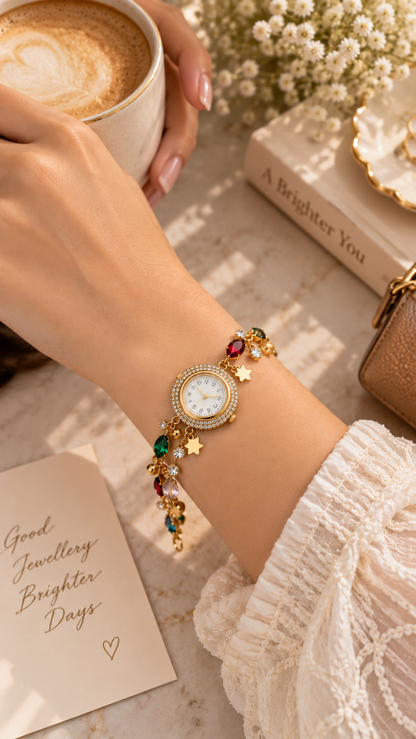 Celestia Charm Watch Bracelet