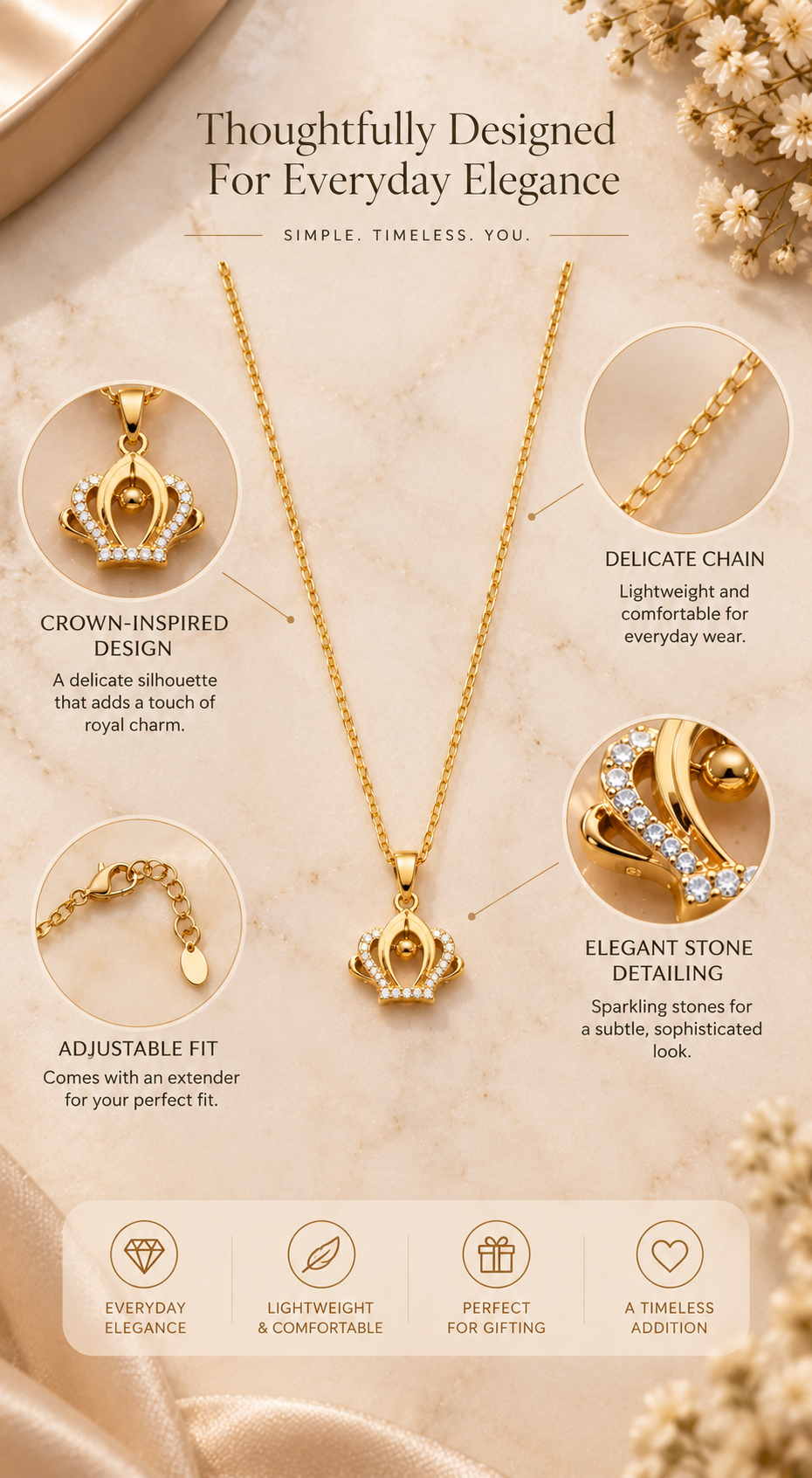 Royal Crown Pendant