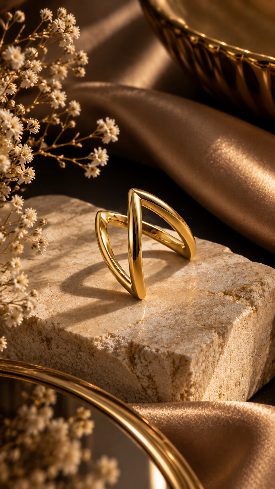 Interlace Luxe Gold Ring