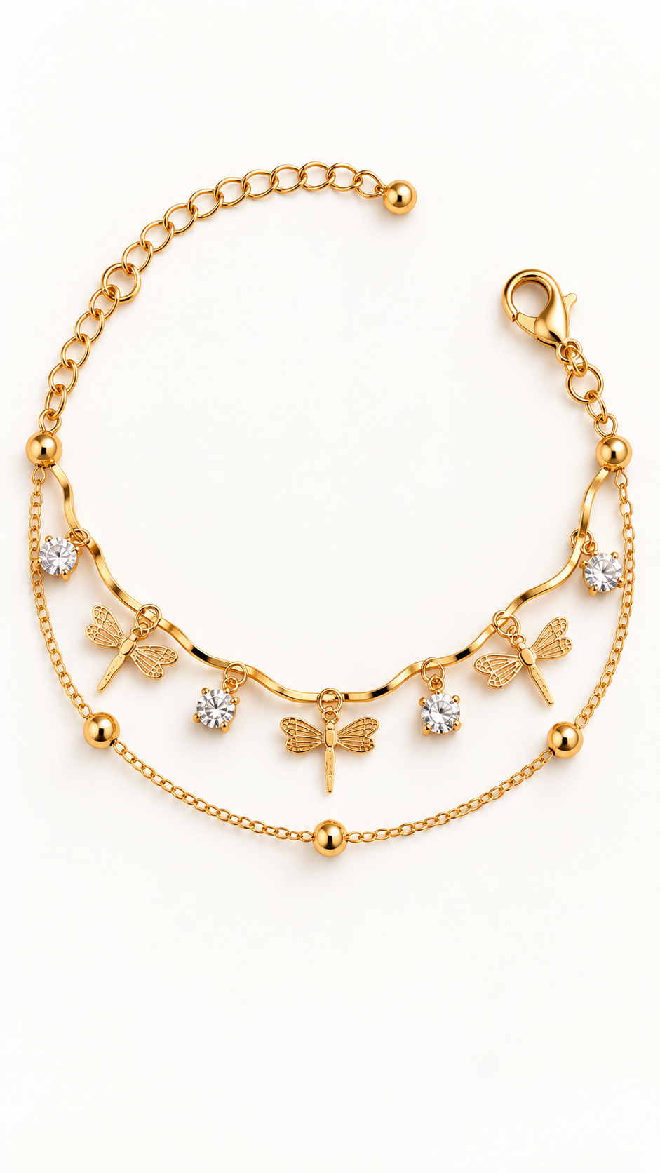 Dragonfly Charm Bracelet
